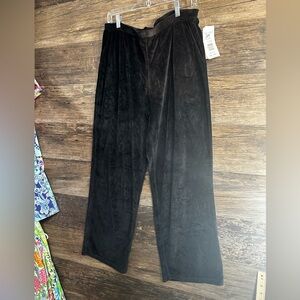 Benard Sport Velour Chic Black Women's Trousers